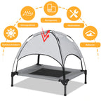 Cosmo Go Haustierbett mit Baldachin für Indoor & Outdoor