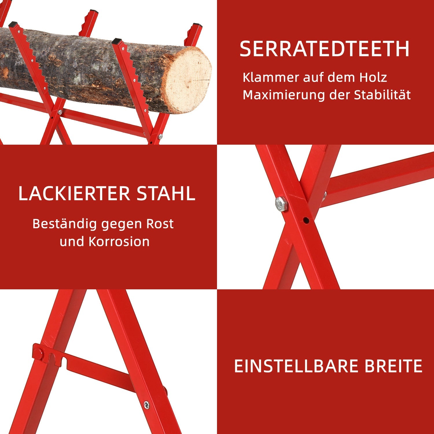 Cosmo Go Sägebock Sägegestell Max. Belastung 100 kg