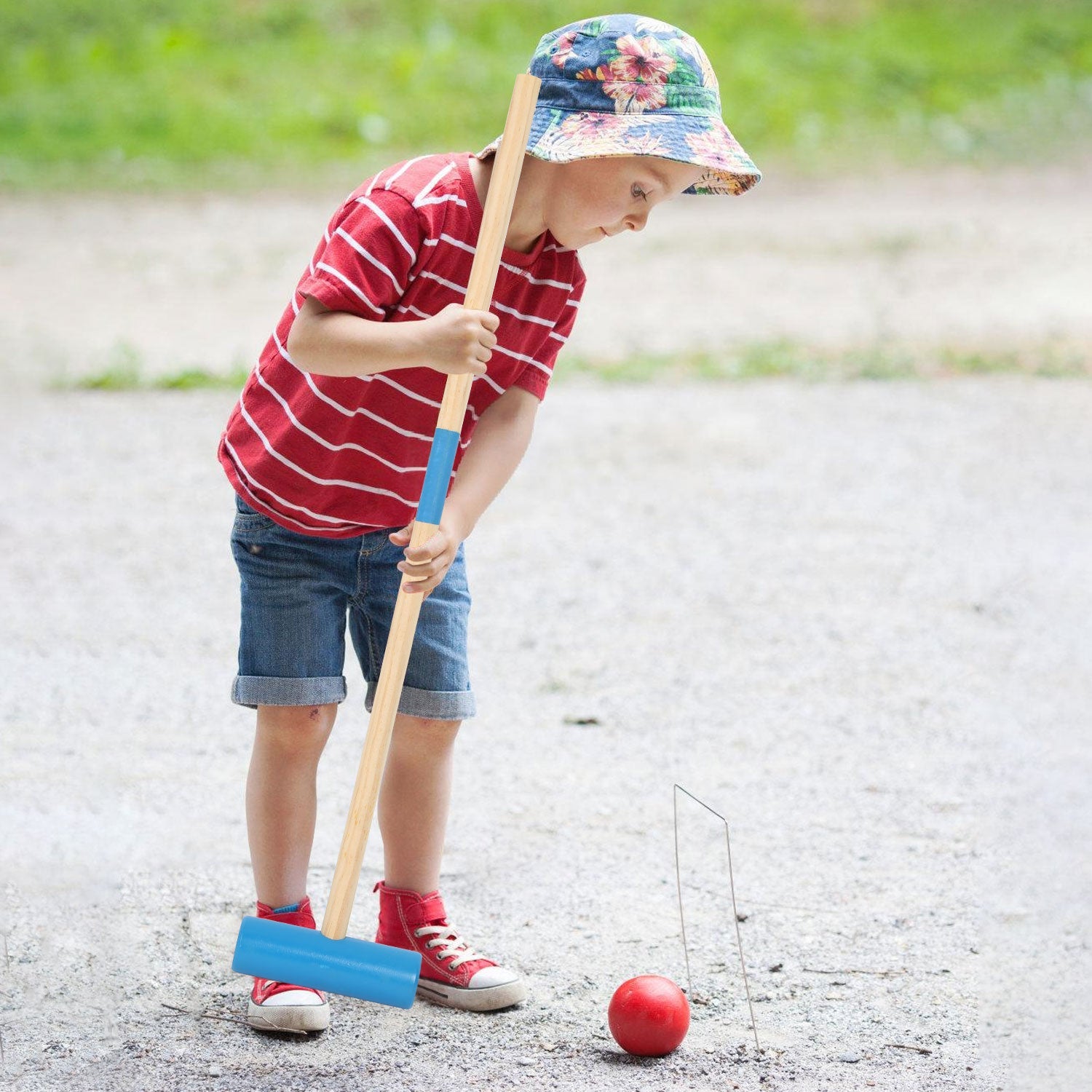 Cosmo Go Krocket Spiel 2-4 Spieler Croquet Set