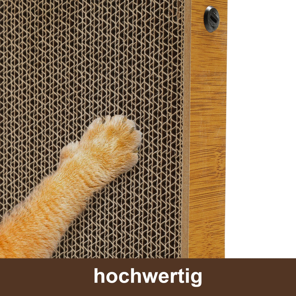 Cosmo Go Katzen Kratzbrett L förmig Kratzpappe