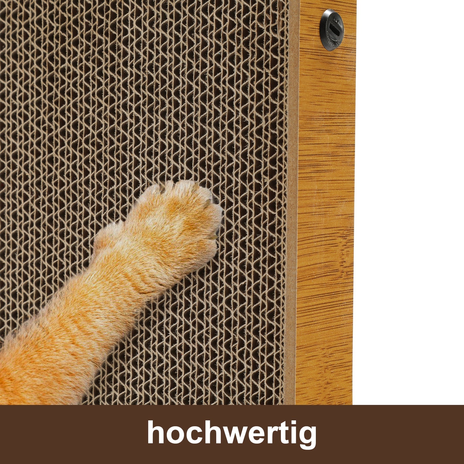 Cosmo Go Katzen Kratzbrett L förmig Kratzpappe