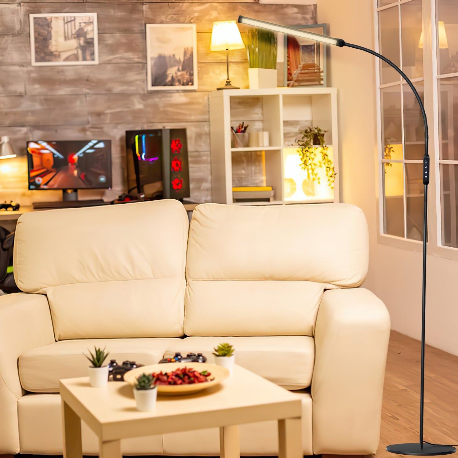 Cosmo Go Dimmbar Stehlampe 9W mit Fernbedienung