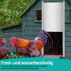 Cosmo Go Automatische Hühnertür mit Lichtsensor und Zeitsteuerung