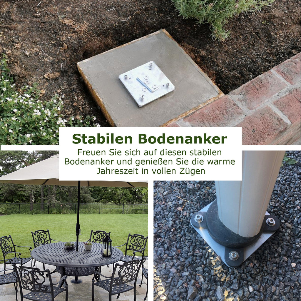 Cosmo Go Universal Bodenplatte für Sonnenschirm