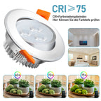 Cosmo Go LED Einbaustrahler 3W/5W/7W Kaltweiß/Warmweiß