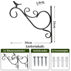 Cosmo Go 2x Blumenampel Wandhalterung