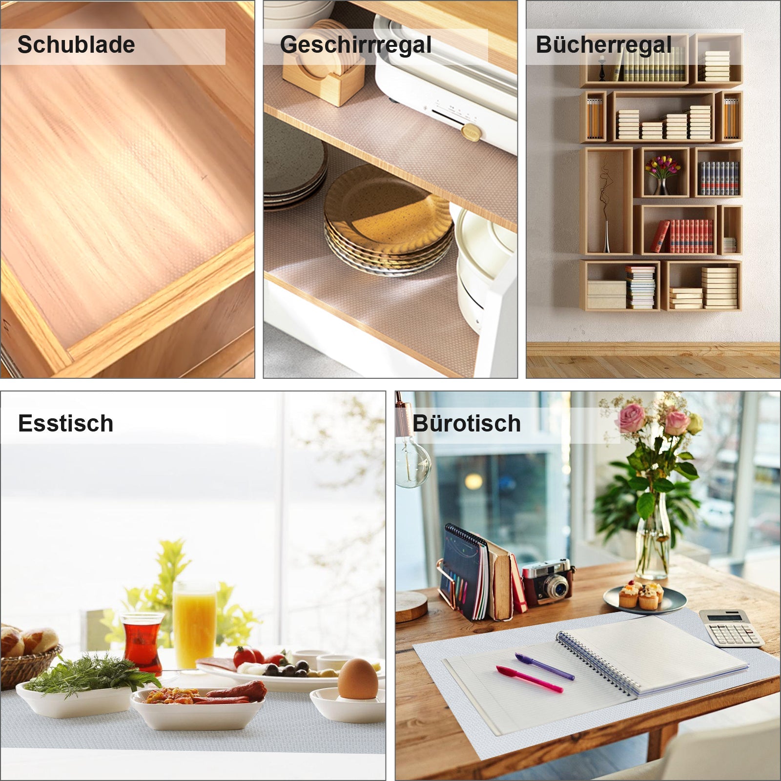 Cosmo Go Schubladenmatte Folie Antirutschmatte 500cm