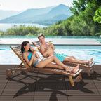 Cosmo Go WPC Terrassenfliesen Klickfliese 30x60cm 6stk