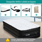 Cosmo Go Aufblasbare Matratze Luftmatratze Einzel/Doppel