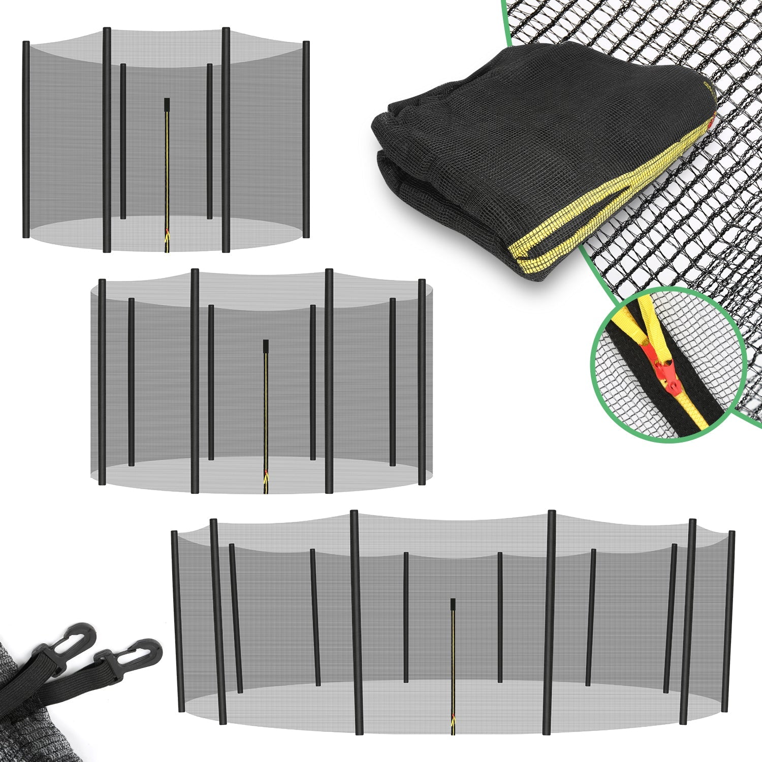 Cosmo Go Trampolin Sicherheitsnetz Ersatzteile