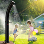 Cosmo Go 35L Solardusche Curve mit Regenduschkopf und Schutzhaube