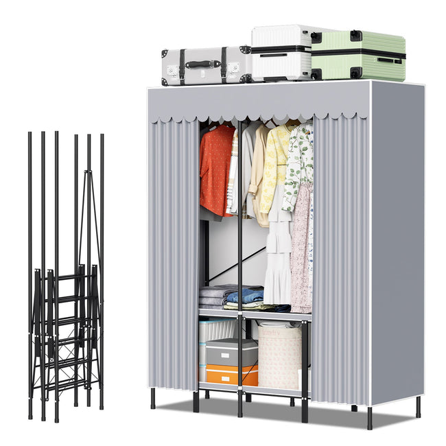 Cosmo Go Klappbarer Kleiderschrank Schlafzimmerschrank Hover Image