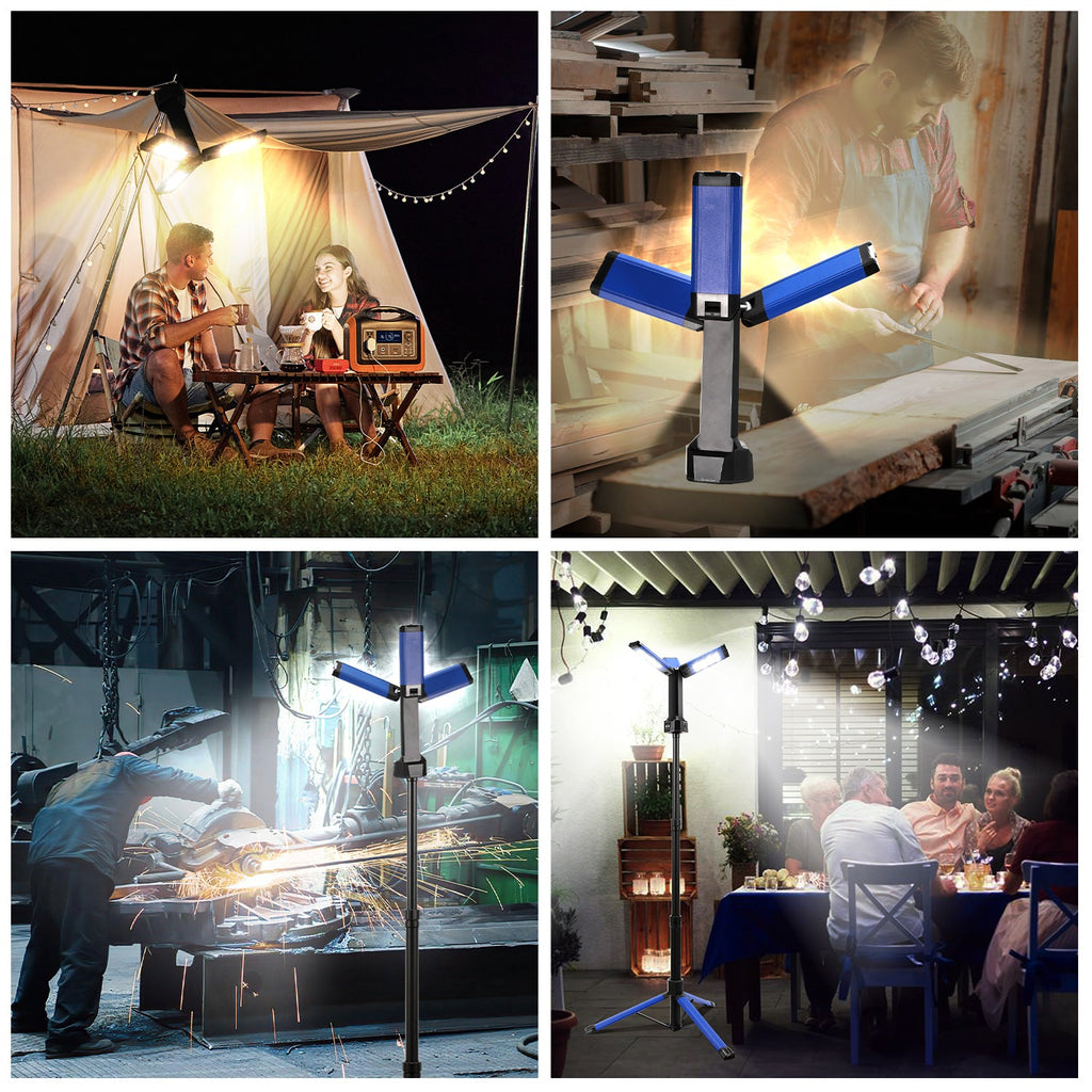 Cosmo Go Baustrahler LED mit Stativ Kabellose