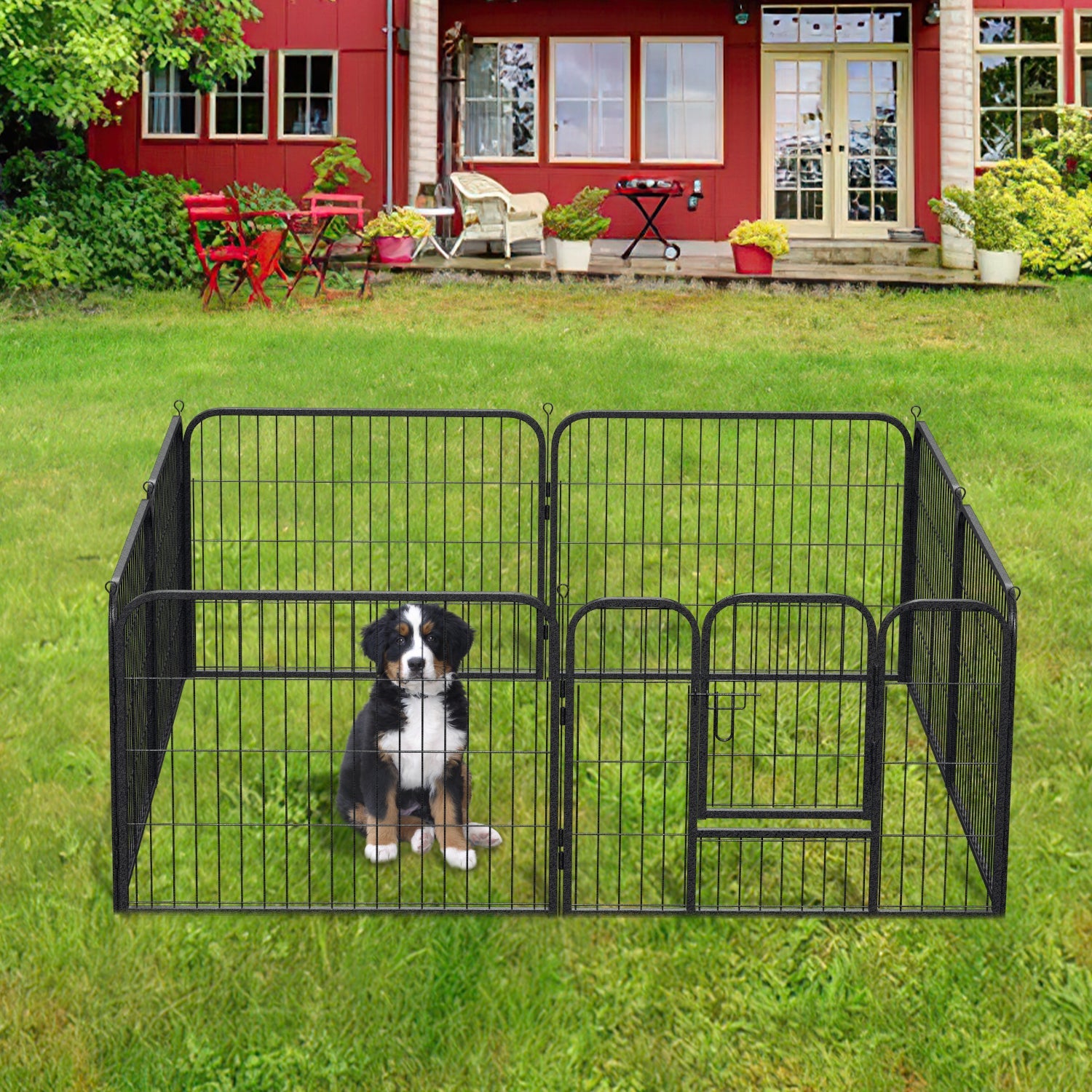 Cosmo Go Welpenlaufstall 8-teilig 60cm hoch Faltbar
