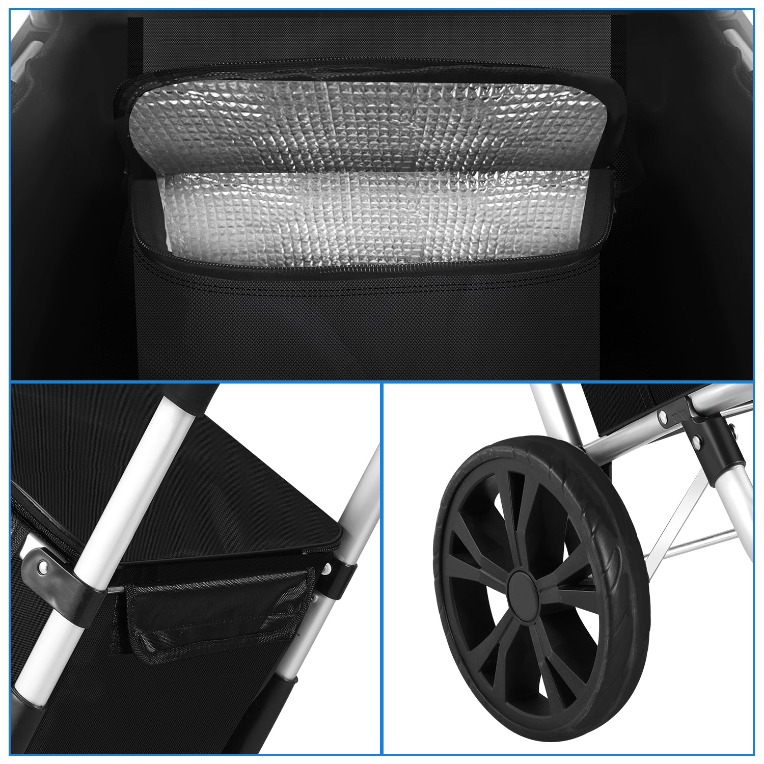 Cosmo Go Einkaufswagen Marktroller Thermo klappbar