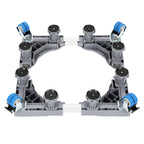 Cosmo Go Waschmaschine Sockel Untergestell mit 8 Füße & 4 Räder