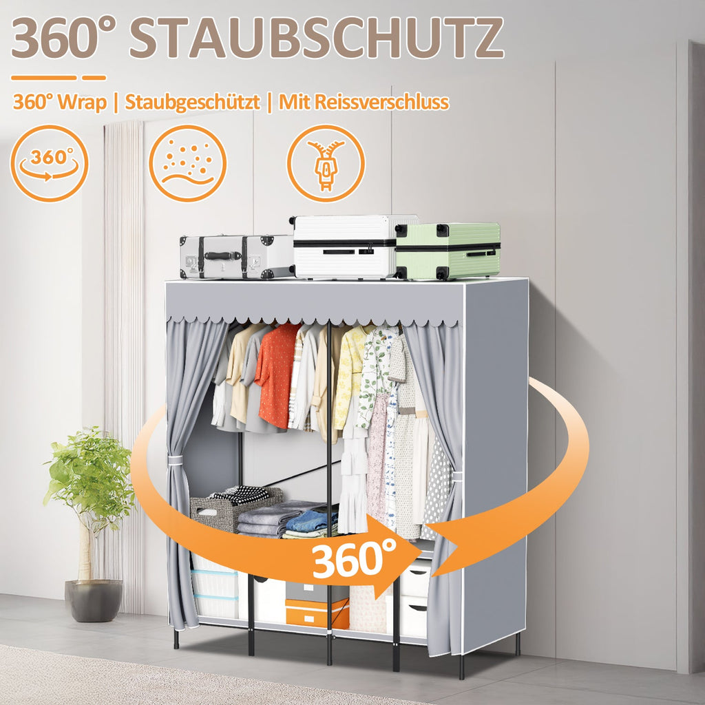 Cosmo Go Klappbarer Kleiderschrank Schlafzimmerschrank