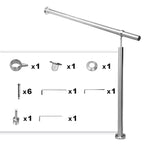 Cosmo Go Eingangsgeländer Edelstahl 80-180cm