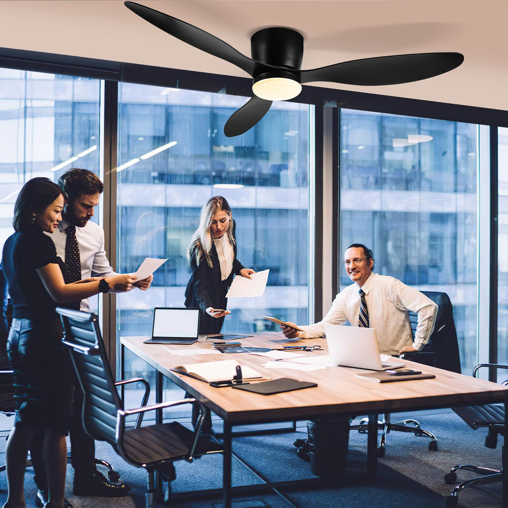 Cosmo Go Deckenventilator Lüfter LED Deckenlampe 40W