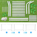 Cosmo Go Fußballtor PVC mit Netz Tragbares