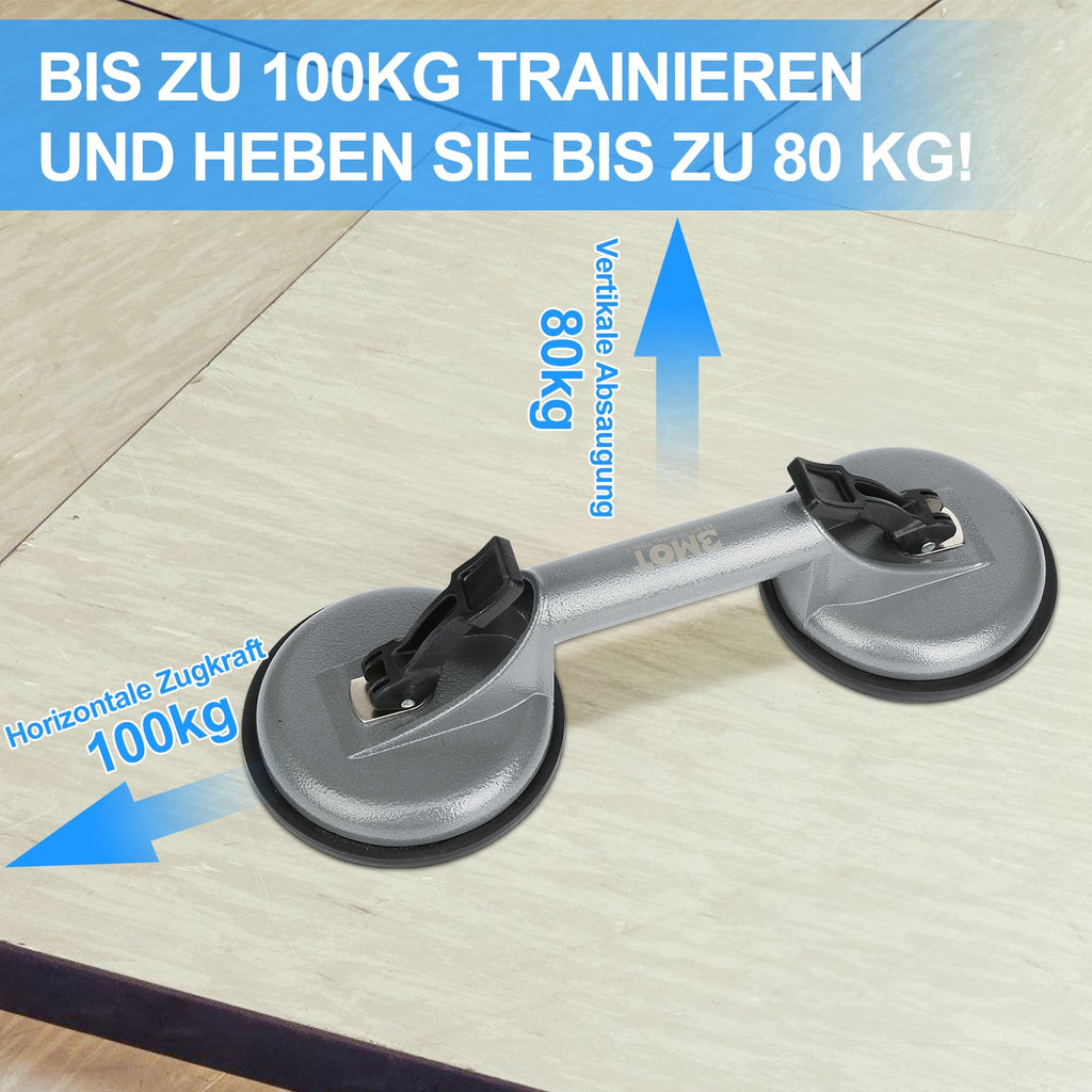 Cosmo Go 2x Saugheber Glassauger 100KG