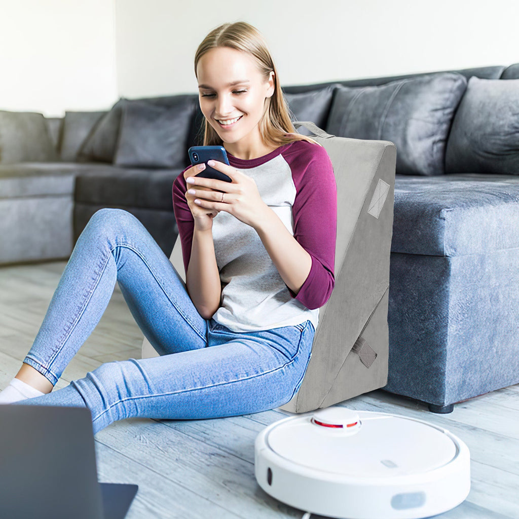 Cosmo Go Keilkissen Bett Kopfteil mit Abnehmbare Nackenrolle