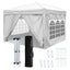 Cosmo Go Pop-Up Pavillon Gazebo 3x3m mit Seiten