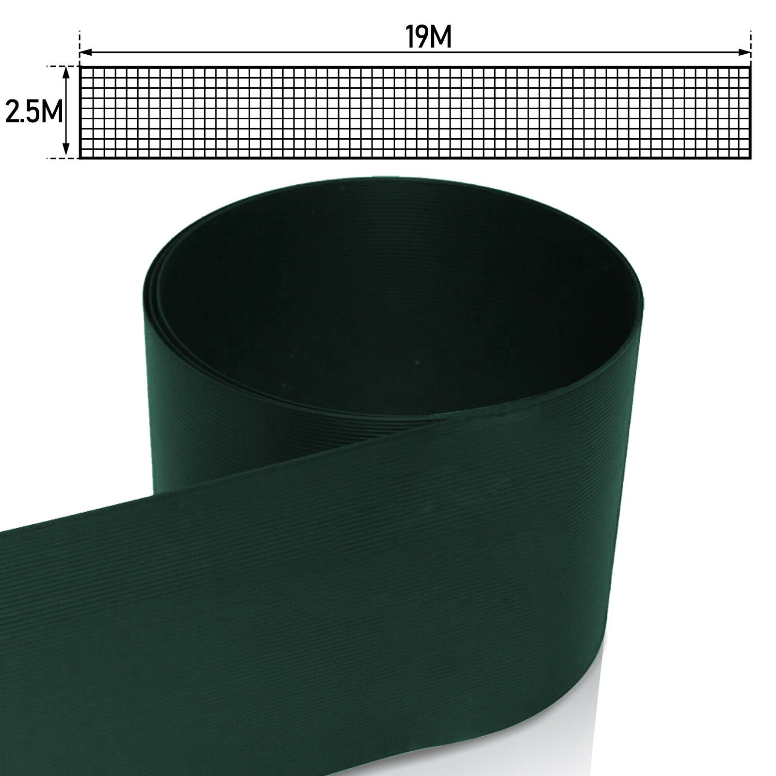 Cosmo Go PVC Sichtschutzstreifen Grün UV-bestädig 10X