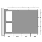 Cosmo Go Bettgitter Rausfallschutz 28cm Höhe