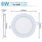 Cosmo Go LED Einbaustrahler 6W/9W/12W/18W  IP44