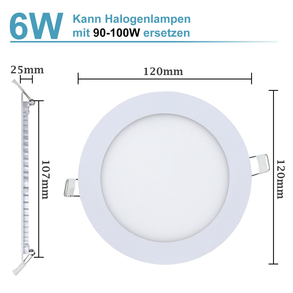 Cosmo Go LED Einbaustrahler 6W/9W/12W/18W  IP44