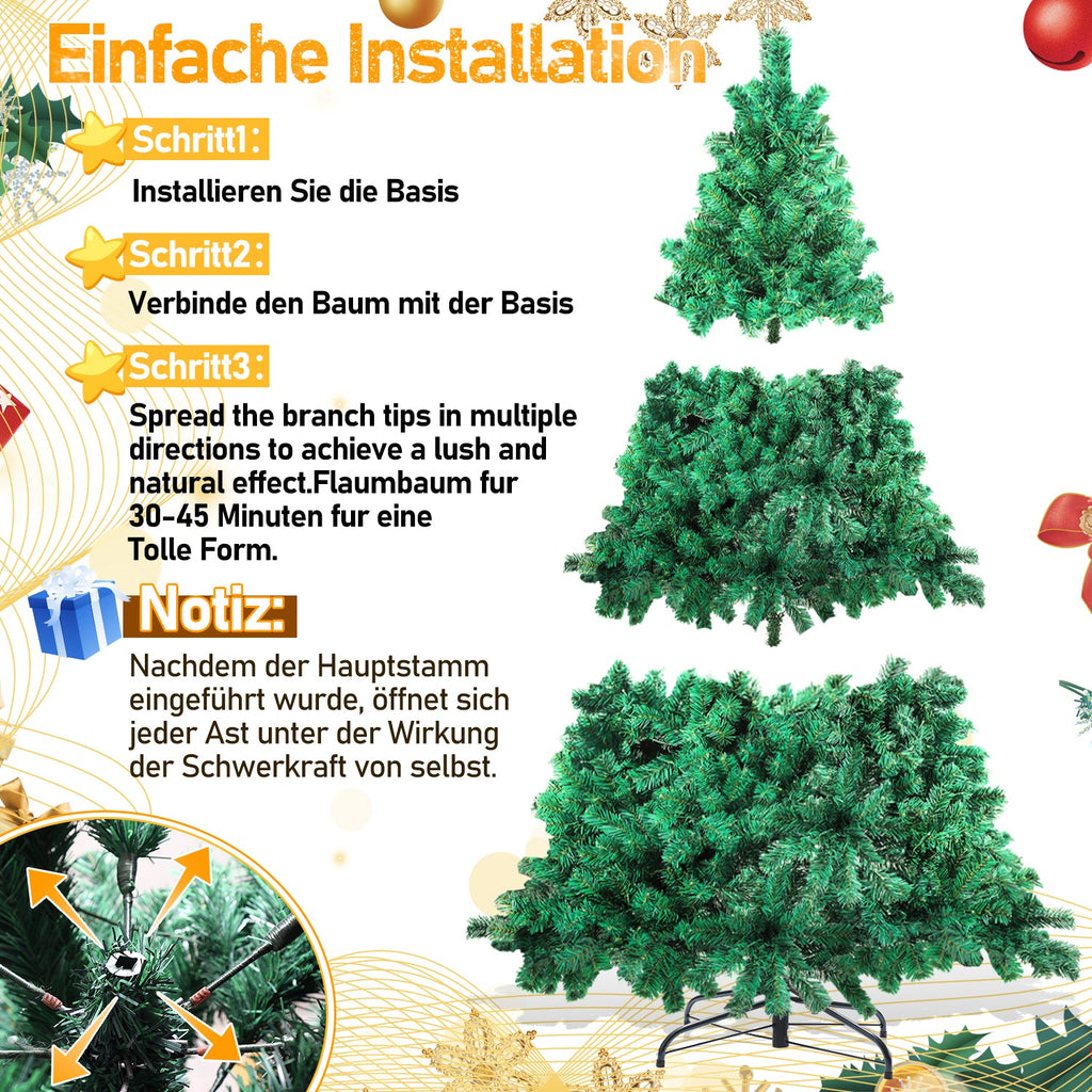 Cosmo Go Weihnachtsbaum künstlich mit Beleuchtung