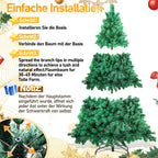 Cosmo Go Weihnachtsbaum künstlich mit Beleuchtung