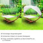 Cosmo Go Hängematte Holz Hammock mit Gestell