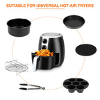 Cosmo Go 12X Zubehör Set für Heißluftfritteuse Airfryer