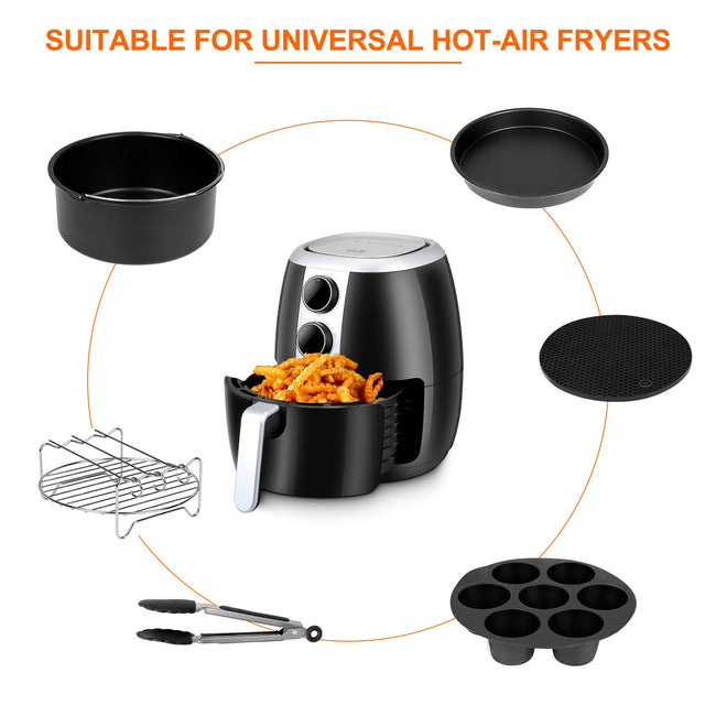 Cosmo Go 12X Zubehör Set für Heißluftfritteuse Airfryer Main Image