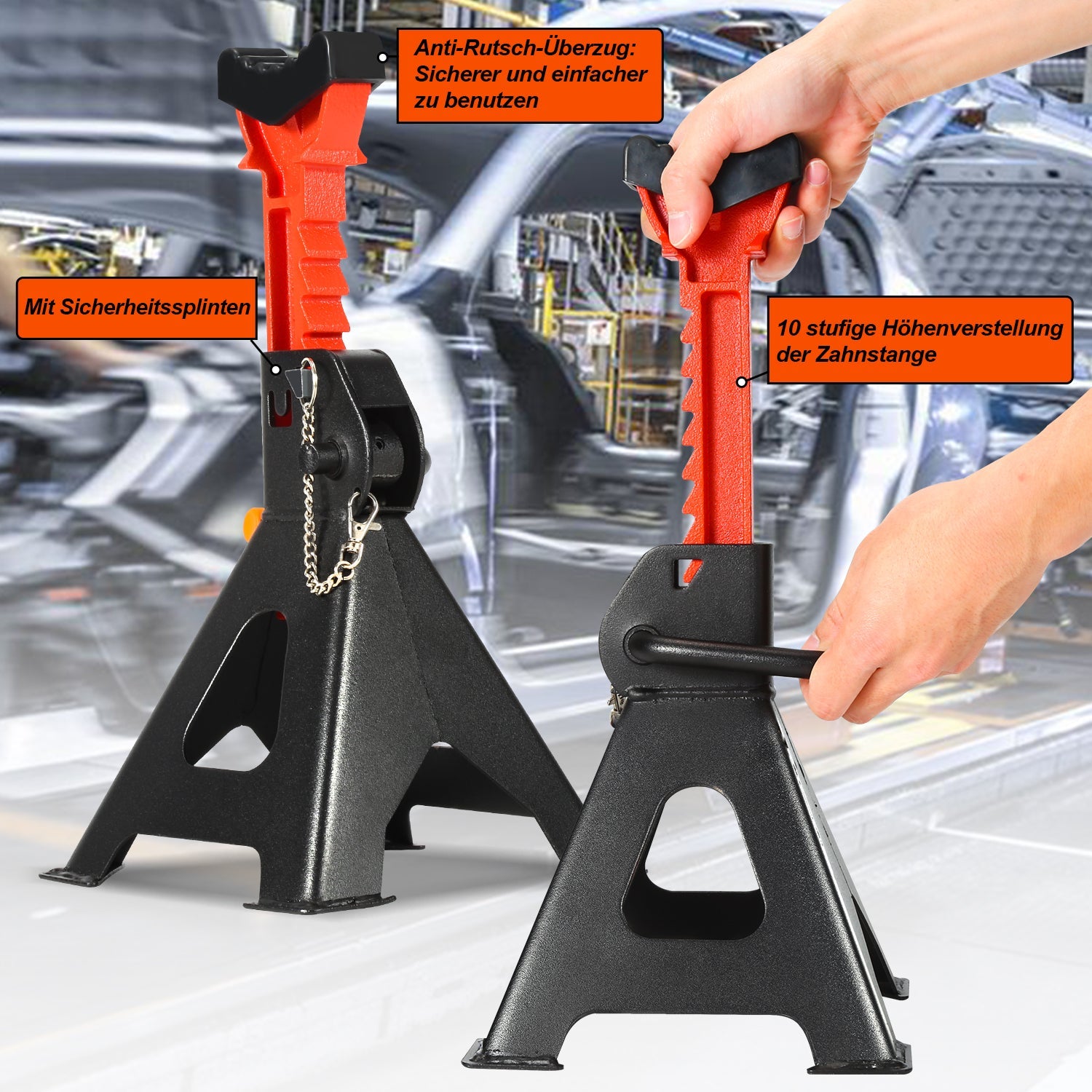 Cosmo Go Unterstellbock Schwerlast 3T 2 Stück