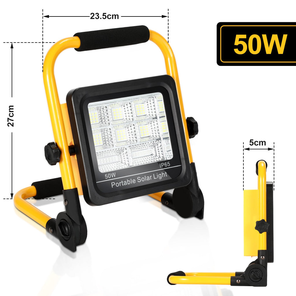 Cosmo Go LED Akku Fluter Baustrahler Solar 50W/100W