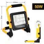Cosmo Go LED Akku Fluter Baustrahler Solar 50W/100W