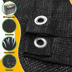 Cosmo Go Campingteppich Vorzeltteppich Schwarz