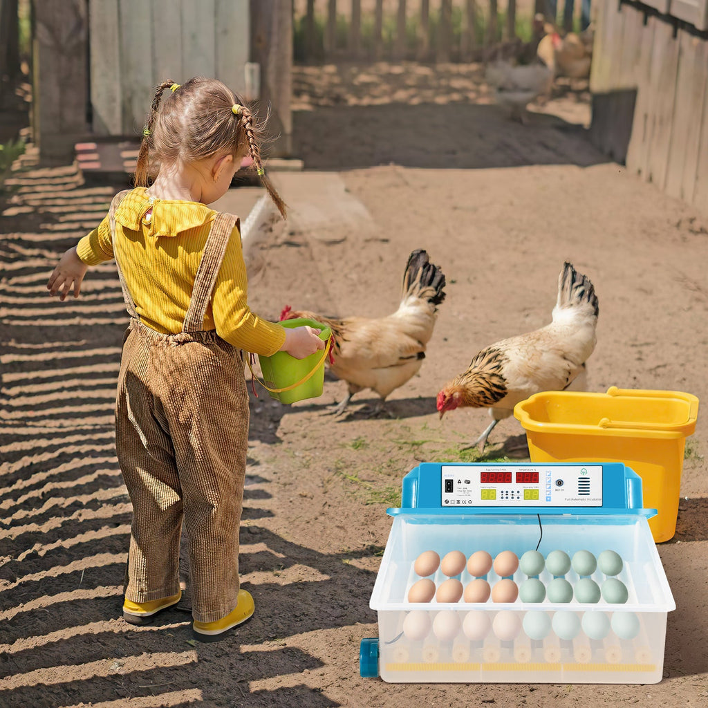 Cosmo Go Brutautomat Vollautomatisch Inkubator für Hühner 64 Eier