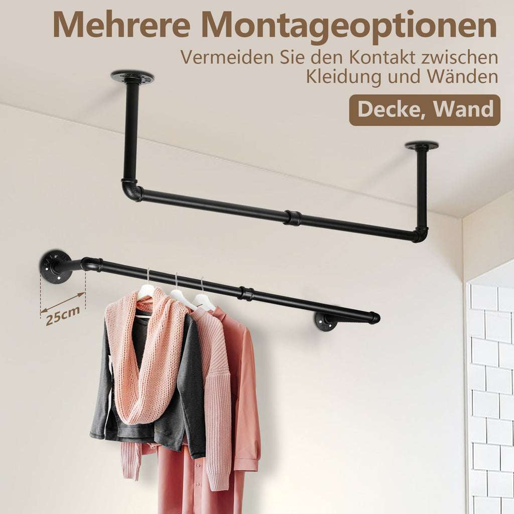 Cosmo Go Kleiderstange Wandmontage 92cm