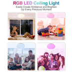 Cosmo Go 24W LED Deckenleuchte RGB mit Sternenhimmel-Effekt