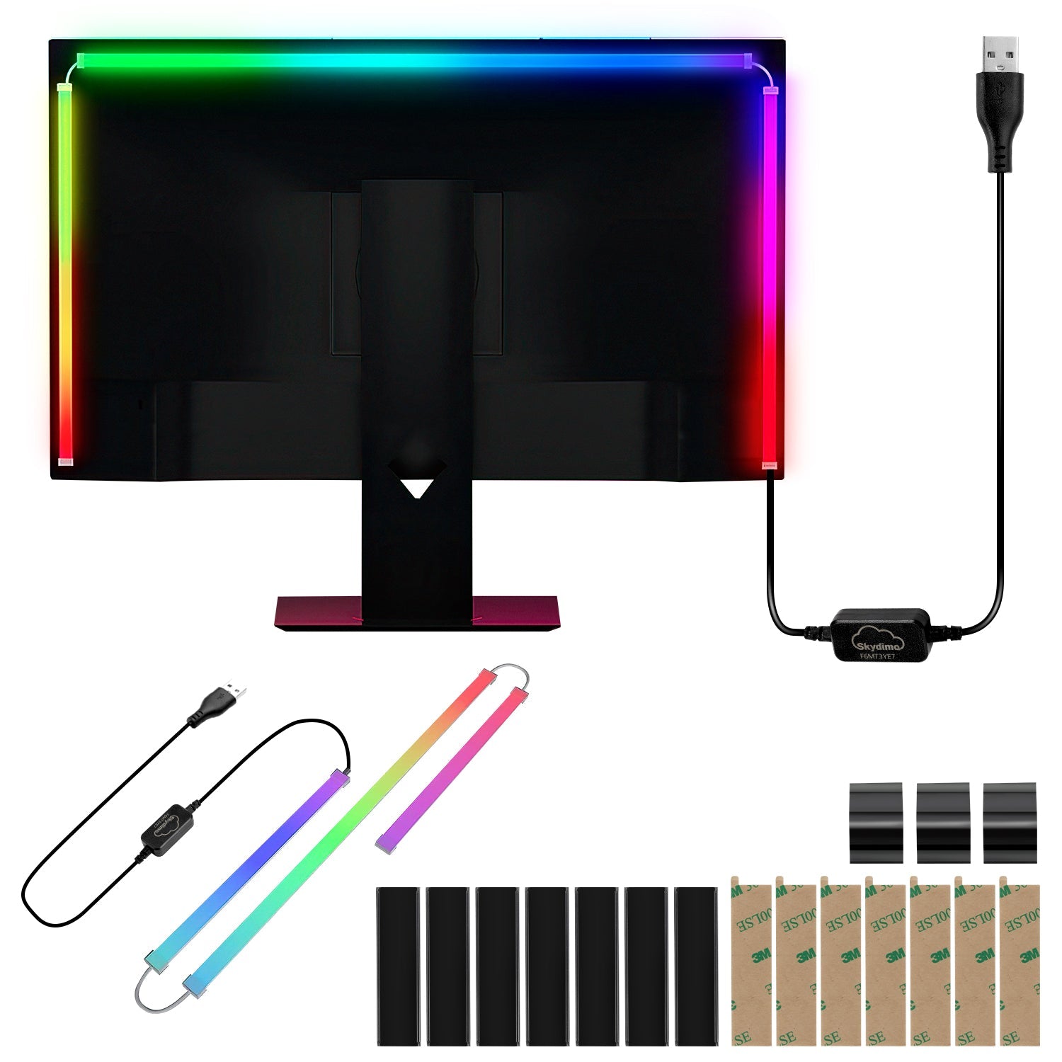 Cosmo Go Neon LED Strip RGBIC LED Streifen für PC-Monitor