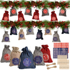 Cosmo Go Adventskalender DIY Jutesäckchen 24 Stück
