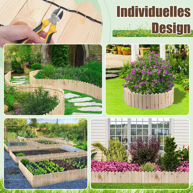 Cosmo Go Rasenkante Beeteinfassung Gartenzaun Holz Main Image