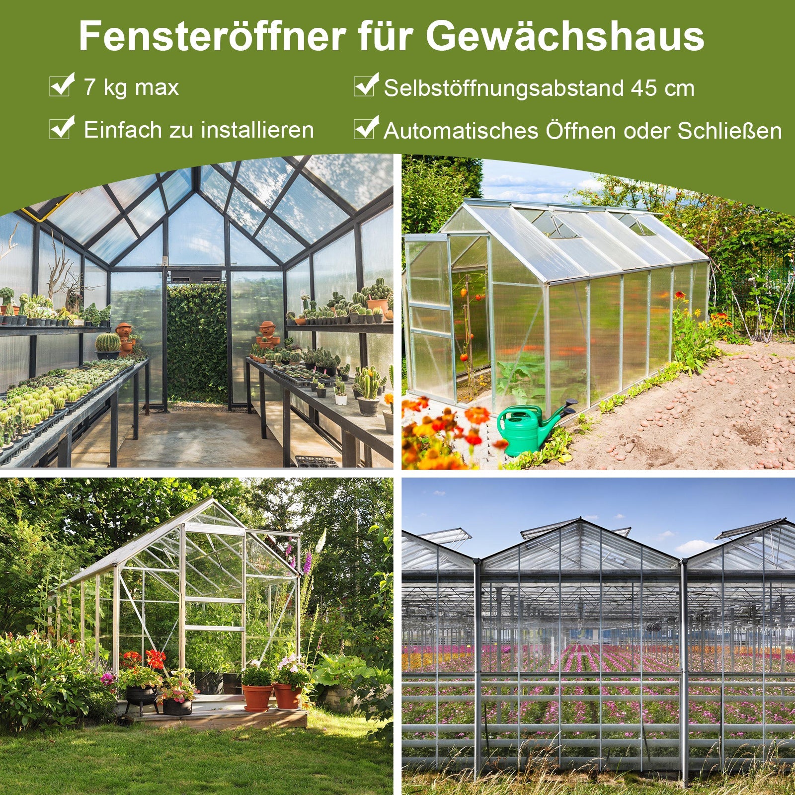 Cosmo Go  Fensteröffner Automatischer Hubkraft max.7kg