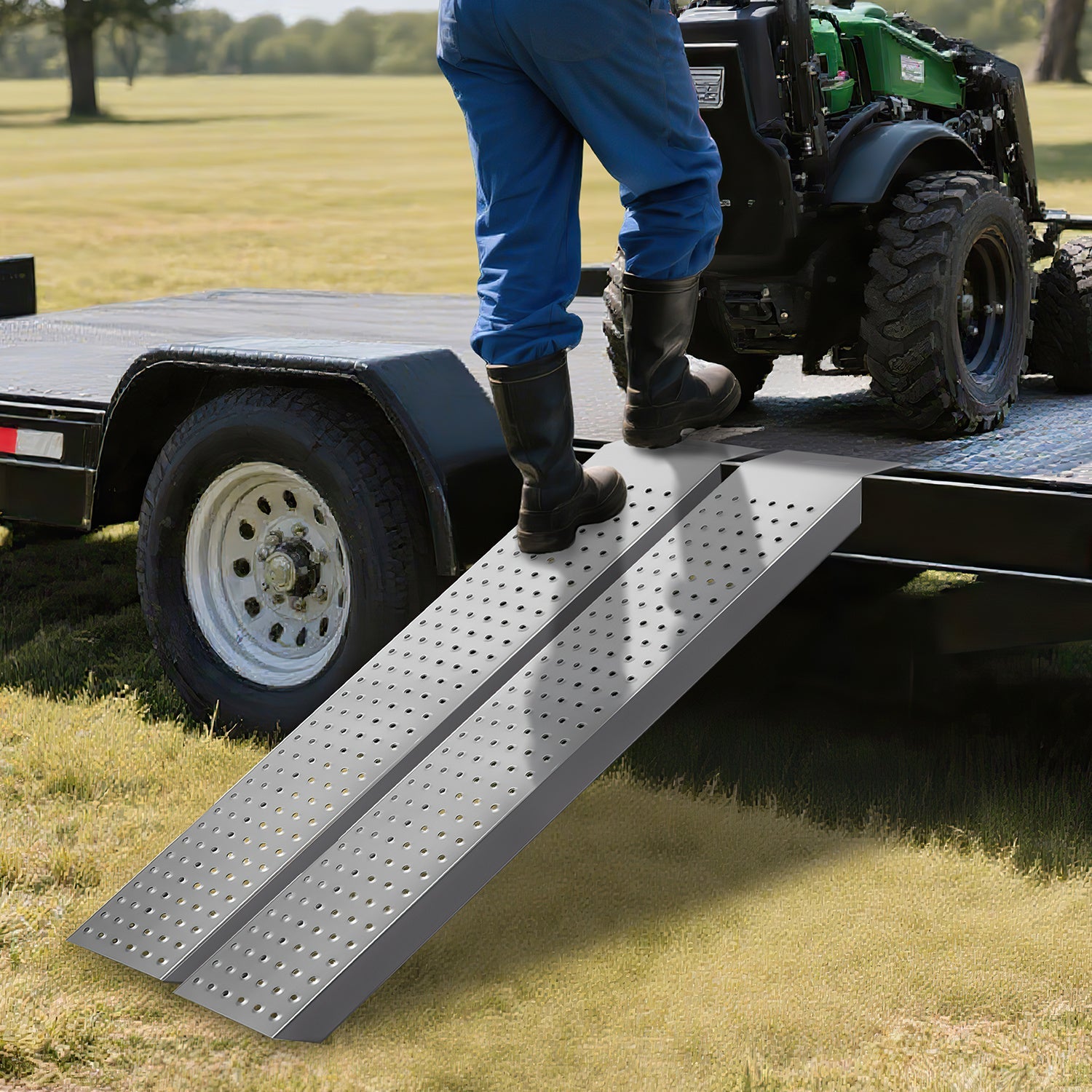 Cosmo Go 2X Auffahrrampe Verladerampe verzinkter Stahl 135cm