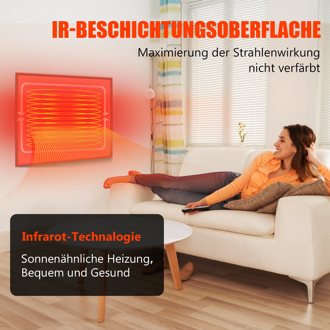 Cosmo Go Infrarotheizung Thermostat APP Fernbedienung 300-1200 W Main Image