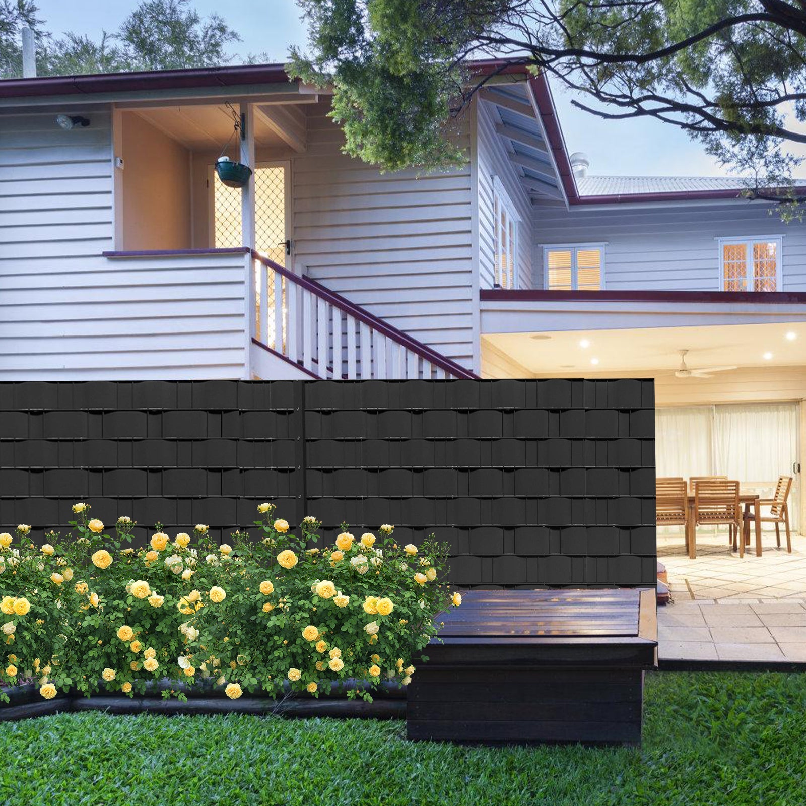 Cosmo Go Sichtschutzstreifen Hartes PVC 10-40 Stück